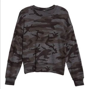 Rails Ramona Ribbed Camo Sweatshirt